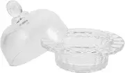 UTHCLO Glass Dessert Bowls with Lid Elegant Appetizer Cups for Parties Single Serving Pudding Fruit and Ice Sturdy Dishware for Tasting and Meal Prep