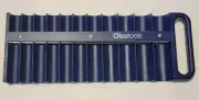 Olsa Tools Portable Magnetic Socket Organizer Tray Deep & Shallow Sockets Blue