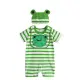 【Baby童衣】任選 動物造型連身衣 三件套 90065(青蛙)