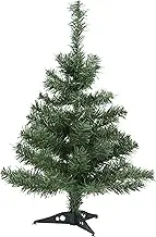 Harbour Housewares 2ft Christmas Tree - 58cm / 2ft - Green - Pack of 1 - Indoor Desktop Small Xmas Tree Pine Artificial Christmas Tree with Stand Mini Tabletop Holiday Seasonal Decoration
