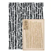 Reusable PLASTIC Wall STENCIL Template 25.6"x37.4" Allover BIRCH