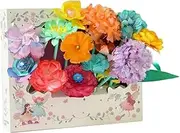 Nuhjytgf Flower Kit for Kids | Flower Bouquet Craft | STEM Toy Educational Learning Art Supplies for Boys Girls Kindergarten Preschool Classroom Home Decor