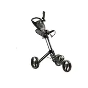 3-Wheel Compact Golf Buggy - Black