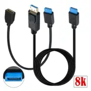 DisplayPort Device Test Cable 8K60Hz 7680x4320 V1.4 Exceptional Wear Resistance
