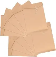 Operitacx Paper Document Organizer Envelope Set A4 Size File Holder String Closure for School
