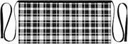 [Joitme] Chic Plaid Black White Server Aprons, Waitress Apron for Women, Short Apron, Teacher Aprons, Chic Plaid Black White