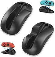 JOWILIN Switch 2 Gaming Controller Mouse for Nintendo Switch 2 (2025) Joy-Con, 2 Pack Ergonomic Mice Grip, Mini Portable Switch 2 Accessories for Switch 2 Joycon (Black)