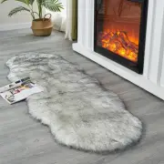 Soft Faux Sheepskin Fur Rug Fluffy Area Rug Floor Mat Luxury Carpets Chair Cover