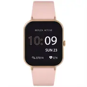 Reflex Active Series 23 Smart Watch with Rose Case & Pink Silicone Straps