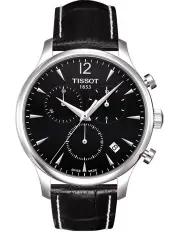 [Tissot] Tradition Chronograph T0636171605700 Watch in Black