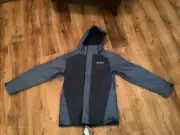 Columbia Men Nordic Point III Interchange Jacket Two Tone Navy Size S NWT