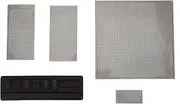 Dust Filter for Xbox, Vented Dust Cover Mesh Filter for Series X Game Consoles, Silicone Dust Proof Cover Mesh Filter Kit Replacement for Consoles