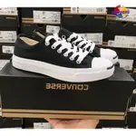 正版 男女鞋CONVERSE JACK PURCELL 開口笑 黑帆布 經典款 164056C 休閒鞋