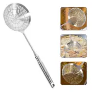 Colander Scoop Oil Filter Used Cooking Container with Strainer Appetizer Spoons