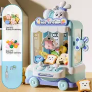 Rabbit Doll Machine Toy for Kids Mini Cartoon Claw Crane Machines with Light Mus