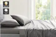 Trafalgar Hotel Quality 1200TC Cotton Rich Bed Sheets Set (King, Grey)