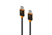 J5create JUCX24 USB-C to USB-C Sync & Charge Cable 180cm, Braided Polyester (Supports USB 2.0 with speeds up to 480Mbps, output up to 3A) Up to 60W PD