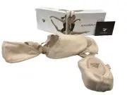 Bloch Elastosplit X Canvas ES0251L Pink Ballet Slippers, Ladies Size 2C, New