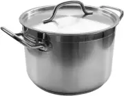 SPS-20 Induction Stock Pot, 20-Quart, Silver