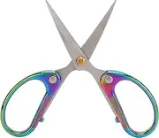 Baxnore Professional Craft Scissors, Stainless Steel Sewing Scissors with Ergonomic Handle for Embroidery Crafts (Colorful)