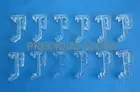12 Pack of 1 Inch Single Slat Clear Valance Retainer Clips for Window Mini Blind
