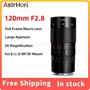 AstrHori 120mm F2.8 Macro 2X Manual Full Frame Prime Large Aperture Lens fr Sony