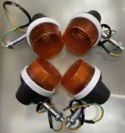 4x Blinker Blinkerkappe orange Gelb JAWA 350 TS CZ 634 638 639 / 4 stück turns