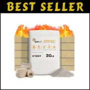 Fireproof 30 Lbs Refractory Cement - FireCast Mix for Durable Heating Solutions