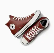 Converse Chuck 70 Hi Leather Brown Dark Terracotta Sneakers Women´s - A07864C