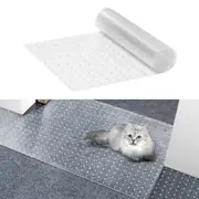 Carpet Protector for Pets, 15" x 4' PVC Scratch-Proof Cat Carpet Protector for Doorway, Anti-Slip Cat Scratch Protector Mat, Easy to Cut Plastic Carpet Scratch Stopper, Cat Scratch Guard