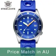 Steeldive SD1979, 50 Atmos, NH35, AR Sapphire, Lume, Blue, 200m Diving, BNIB