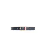 [THOM BROWNE] red white blue loop in pebble grain leather belt Blue
