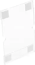LAPYAPPE 6x4 Wall Document Holder Acrylic Frame for Name Plates Greeting Cards Picture Display