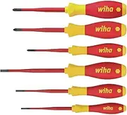 Wiha 38362 Electric SlimFix SoftFinish Screwdriver Set (6-Pieces)