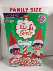 FAMILY SIZE ELF ON THE SHELF SUGAR COOKIE + MARSHMALLOWS CEREAL 12.2 OZ BOX