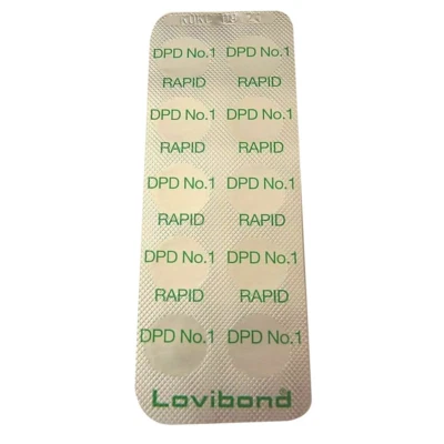 DPD 1 10 Tablet Strip - Pool Spa Chlorine 4 in 1 Professional Test Kit Reagent