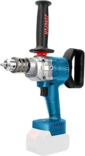 Battery Mixing Drill Compatible with Makita 18 V Battery, 850 W Brushless Electric Stirrer with Adjustable Drill Chuck from 1.5-13 mm and Additional Handle, Mixer for Paint, Plaster, Screed, Mortar