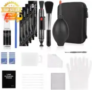 Camera Cleaning Kit 35 Pieces for DSLR Sensor Lens with Air Blower & Cloth