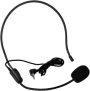 Mini 3.5mm Head-Mounted Wired Microphone Condenser MIC for Voice Amplifier Sp...