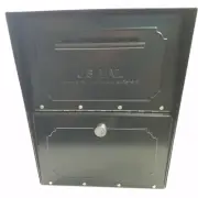 Oasis Tribolt Black Locking Parcel Mailbox Architectural Mailboxes Open Box