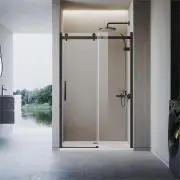 Elegant Showers Semi-Frameless 8mm Sliding Shower Screen, 1200mm