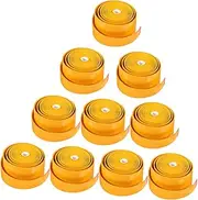 LAPYAPPE 10Pcs Slip Badminton Grip Tape Durable Sweatband for Racket Protection PU Material for Tennis and Badminton Players Comfortable and Sweat Absorbing