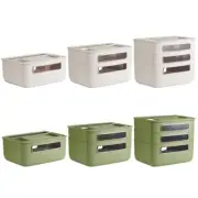 1/2/3 Layers WiFi Router Cover Shelf Power Strip Cable Management Storage Box