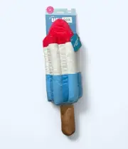 Bark Box Rocket Pupsicle Large Squeaky Crinckly Plush Tug & Shake Dog Toy 17"