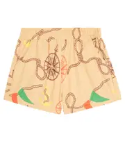 [Mini Rodini] Mini Rodini Nautical cotton twill shorts M 24/36 beige