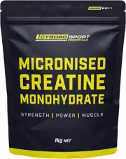 MICRONISED CREATINE MONOHYDRATE 1Kg - (Pharmaceutical Grade) Strength - Power -