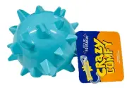 NEW Dog Toy, 4.5” Ball, Toss / Fetch, Durable Spiky Rubber, CRAZY COMFY Joyhound