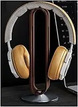 Headset Stand Headset Holder Bamboo Wood Aluminum Headphone Stand Gaming Headset Earphone Display Rack Hanger Holder Storage Accessories Desktop Headset Holder (Color : B)