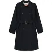 [Max Mara The Cube] Max Mara The Cube Gabardine-weave Trench Coat 40 IT BLUE