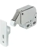 ToolOfLife Mini Latch Push to Open Iron Cabinet Latch Door Catch for Cupboard Doors Cabinet 2/4 Pieces
